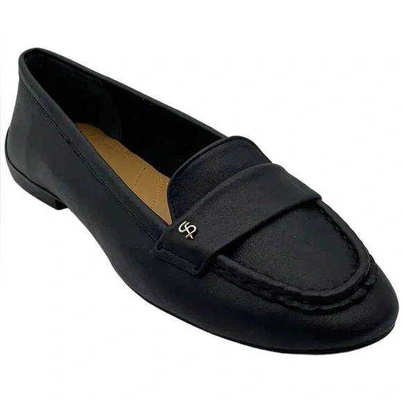 FRANCO SARTO FARIS LEATHER LOAFERS IN BLACK 7.5 - Picture 2 of 9